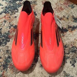 Adidas F50 Elite Laceless FG football boots.